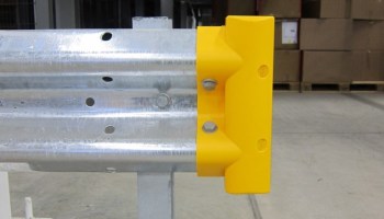 Polymer Pedestrian End with Reflectors