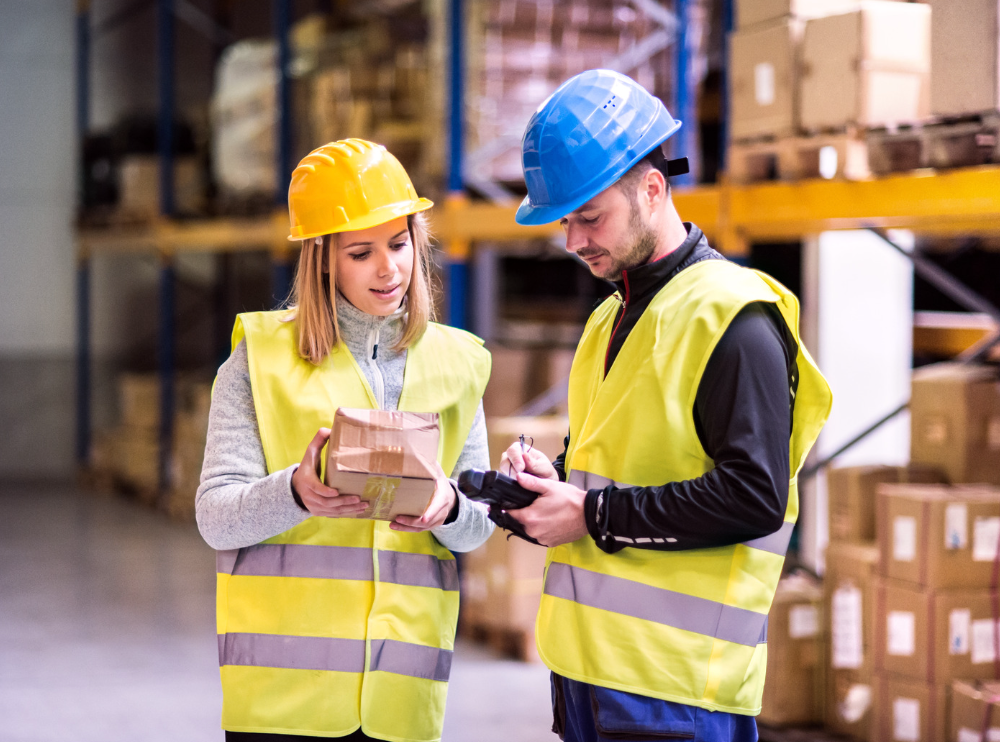 racking protection barrier for warehouses